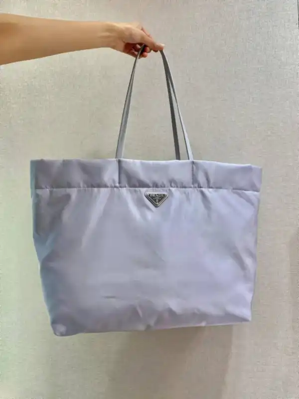 PRADA Re-Nylon and Saffiano leather tote bag 0122