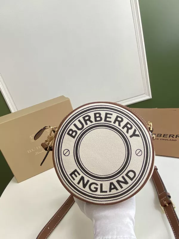 First bag ru BURBERRY Logo Graphic Canvas and Leather Louise Bag 0116