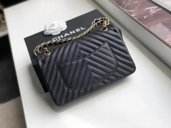 First bag ru CHANEL FLAP BAG CAVIAR 25.5cm 0123