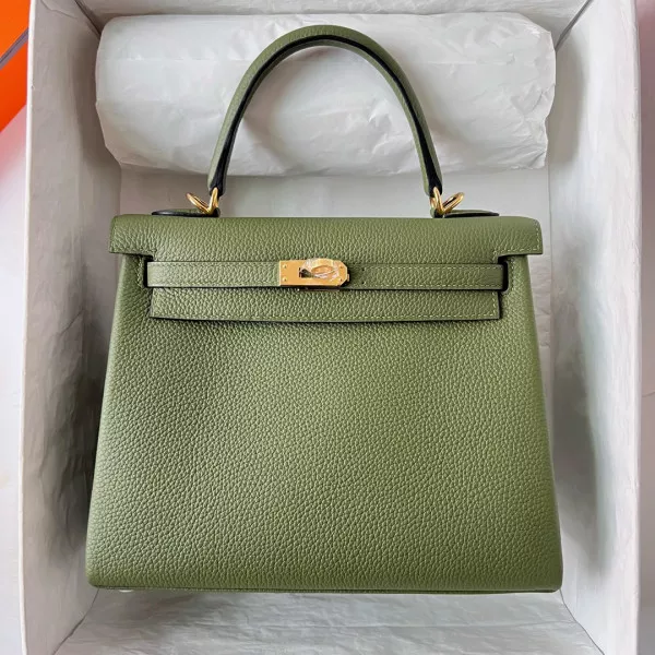 Firstbag HERMES KELLY 25CM ALL HANDMADE TOGO LEATHER 0117