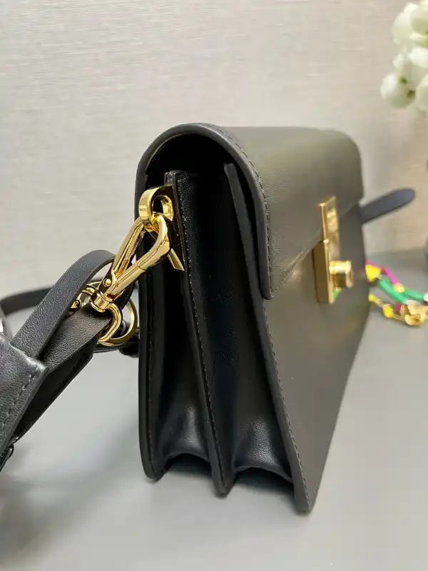 Firstbags ru review Prada Soft Sound small leather shoulder bag with charms 0122