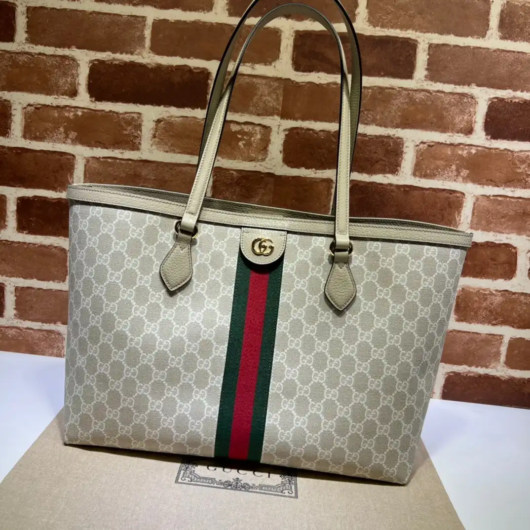 GUCCI Ophidia medium tote with Web 0126