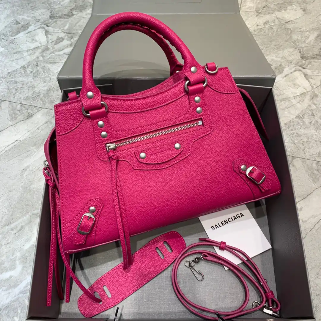 BALENCIAGA NEO CHANELASSIC SMALL TOP HANDLE BAG 0203