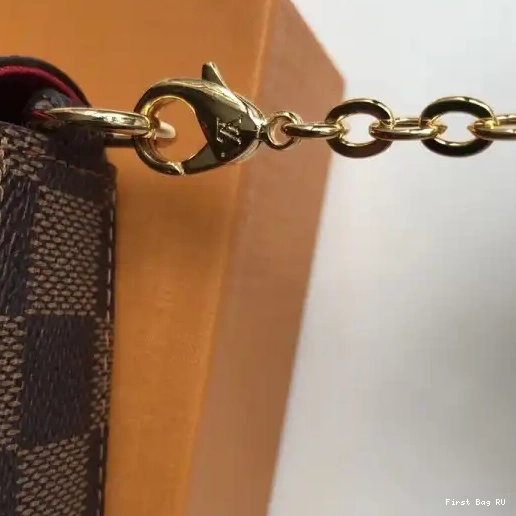 First bag ru N63032 Pochette Bag Vuitton Damier Felicie Louis 0214