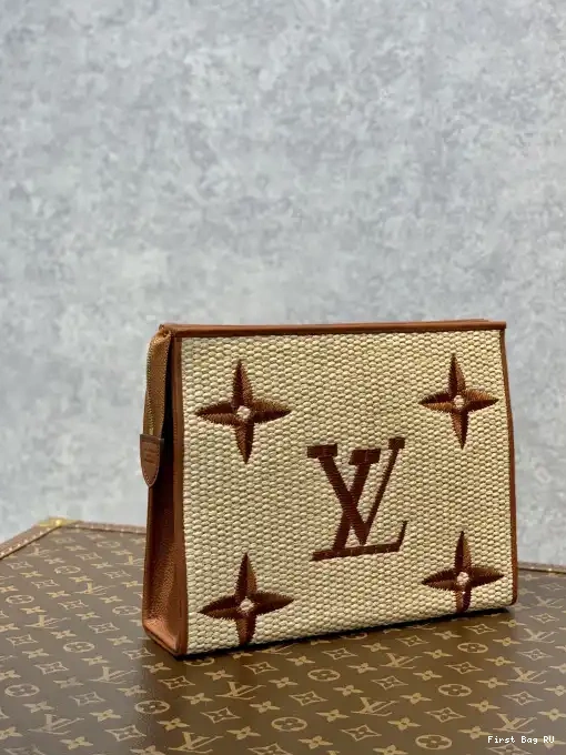 Firstbags ru review Pouch Toiletry VUITTON LOUIS Monogram Raffia 0210