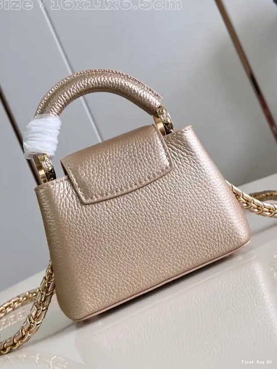 First bags ru reviews VUITTON nano-16*11*6.5CM CAPUCINES LOUIS 0215