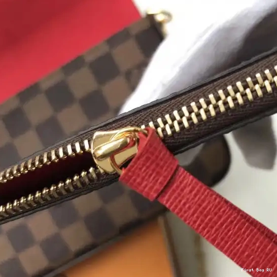 First bag ru N63032 Pochette Bag Vuitton Damier Felicie Louis 0214